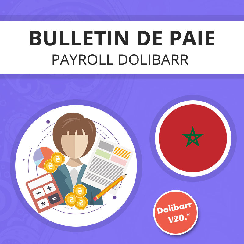 Morocco payslip template Dolibarr - Dolibarr MarketPlace