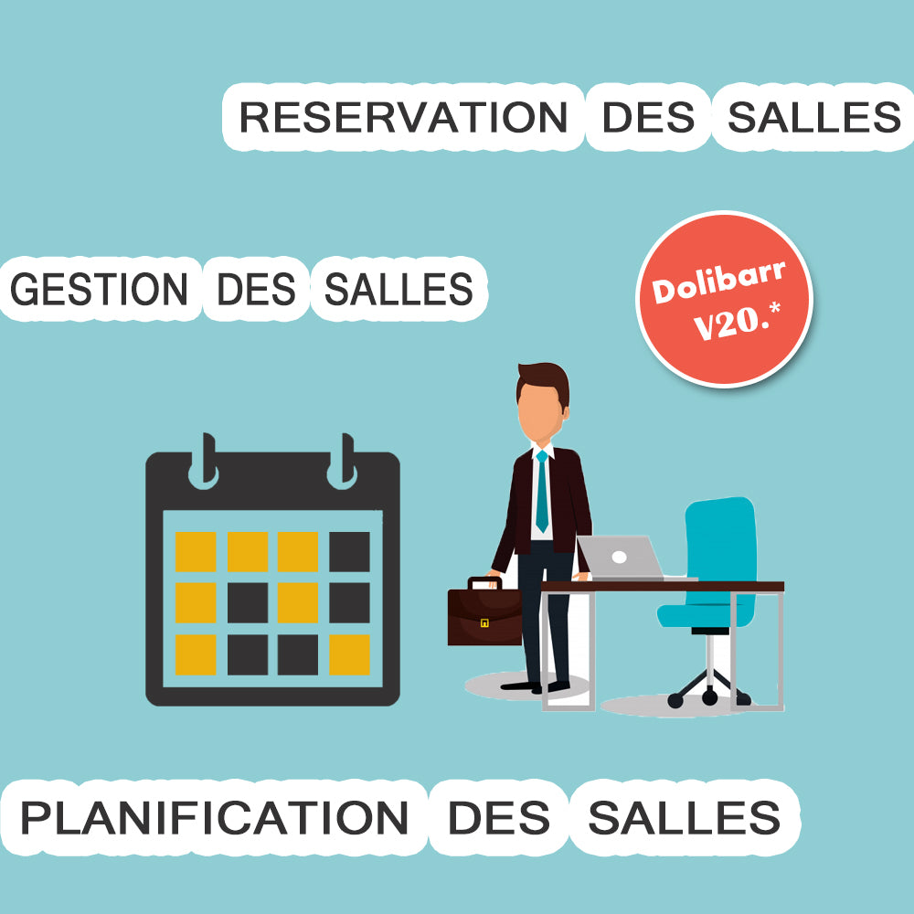 Room management, reservation and planning - Dolibarr MarketPlace