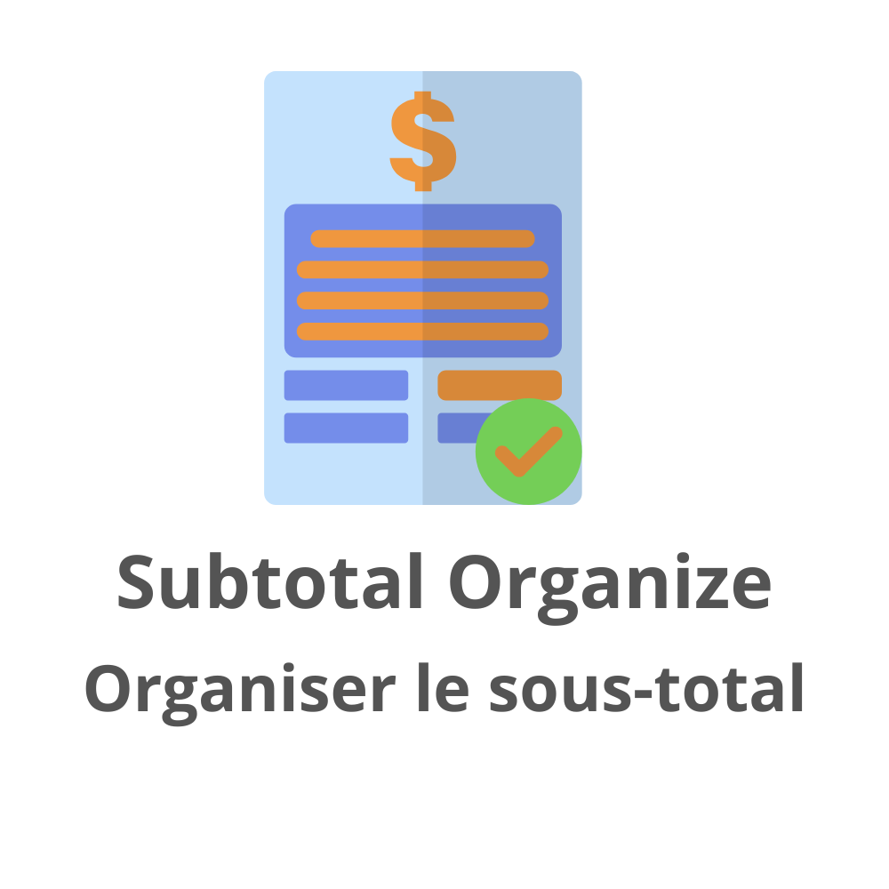 Subtotal Organizer - Dolibarr MarketPlace
