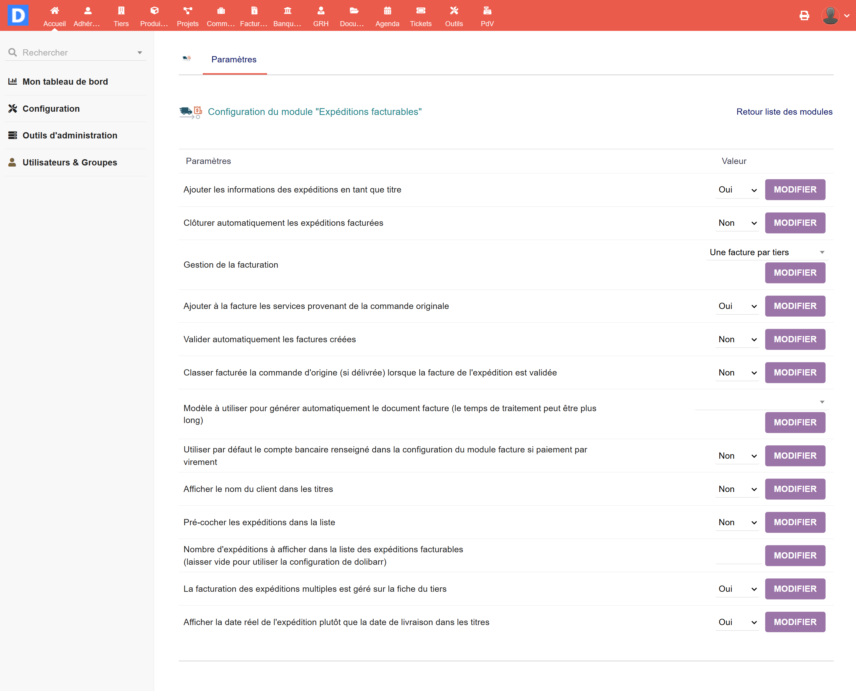 Billing Ship - Dolibarr MarketPlace