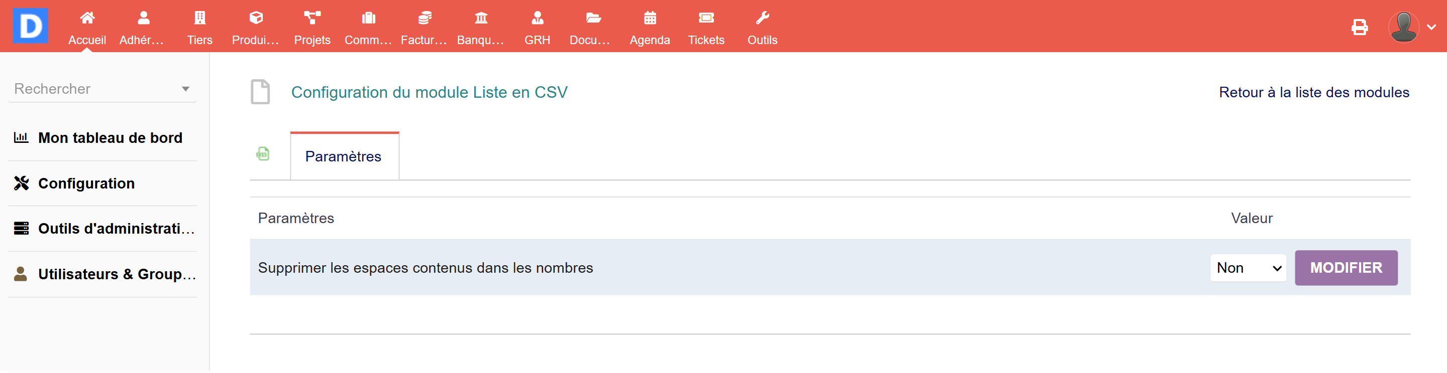 CSV Exporter - Dolibarr MarketPlace