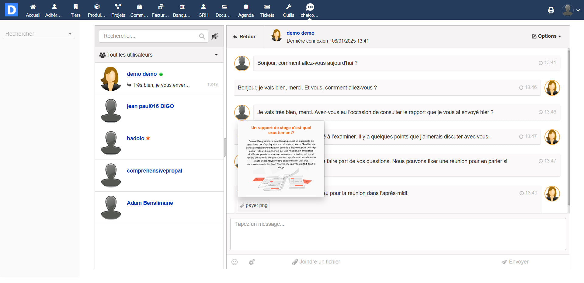Chat Connect - Dolibarr MarketPlace