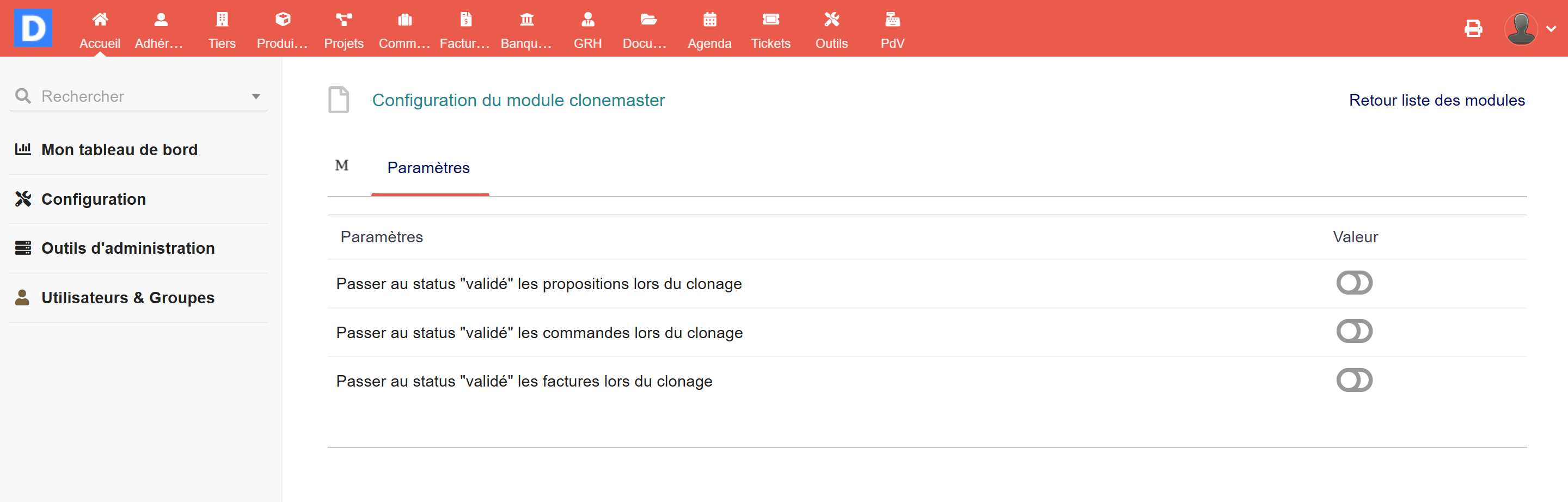 CloneMaster - Dolibarr MarketPlace