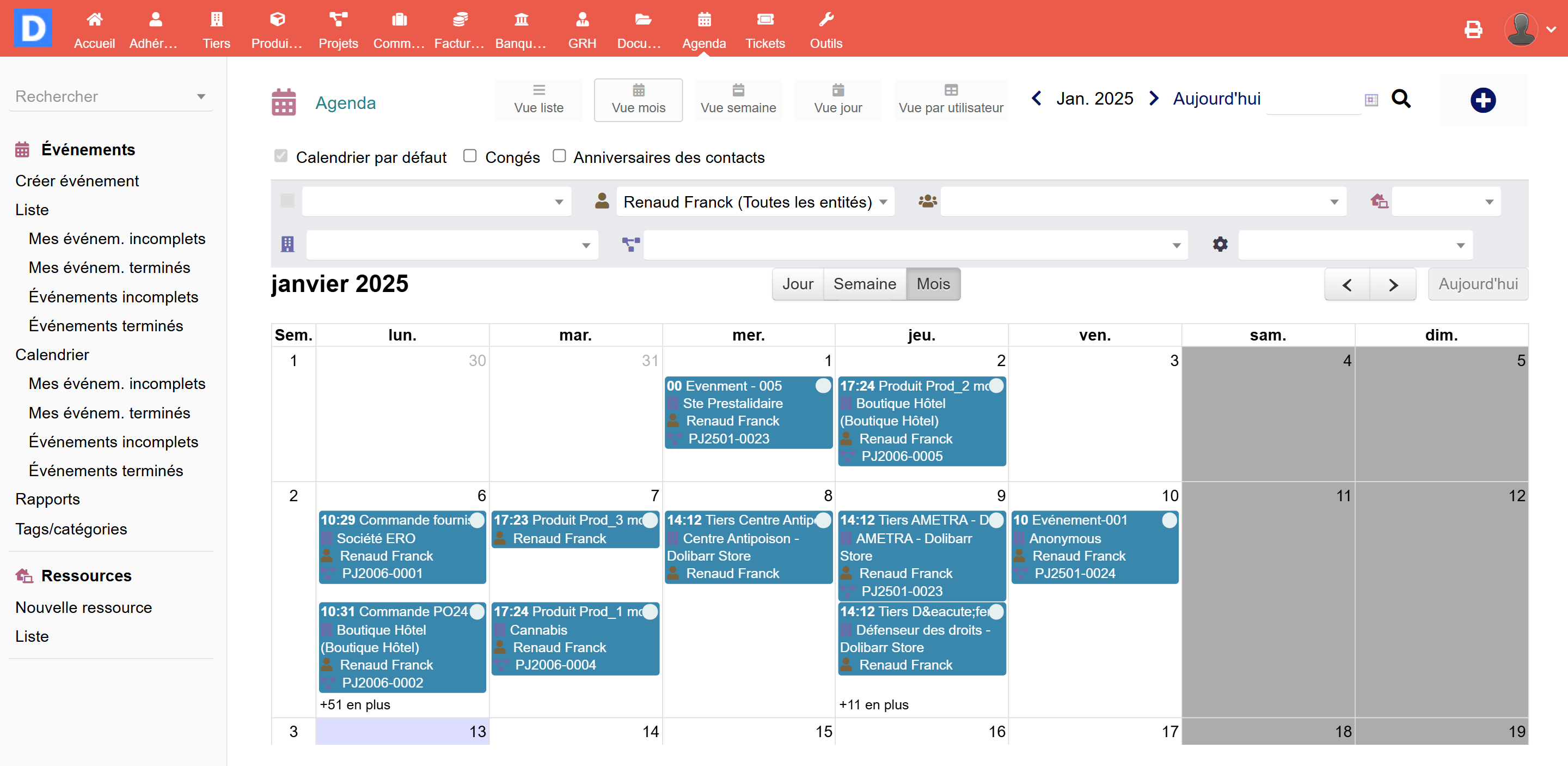Easy Agenda - Dolibarr MarketPlace