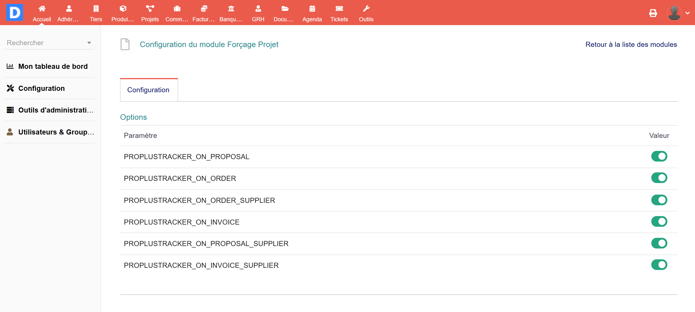 ProPlus Tracker - Dolibarr MarketPlace