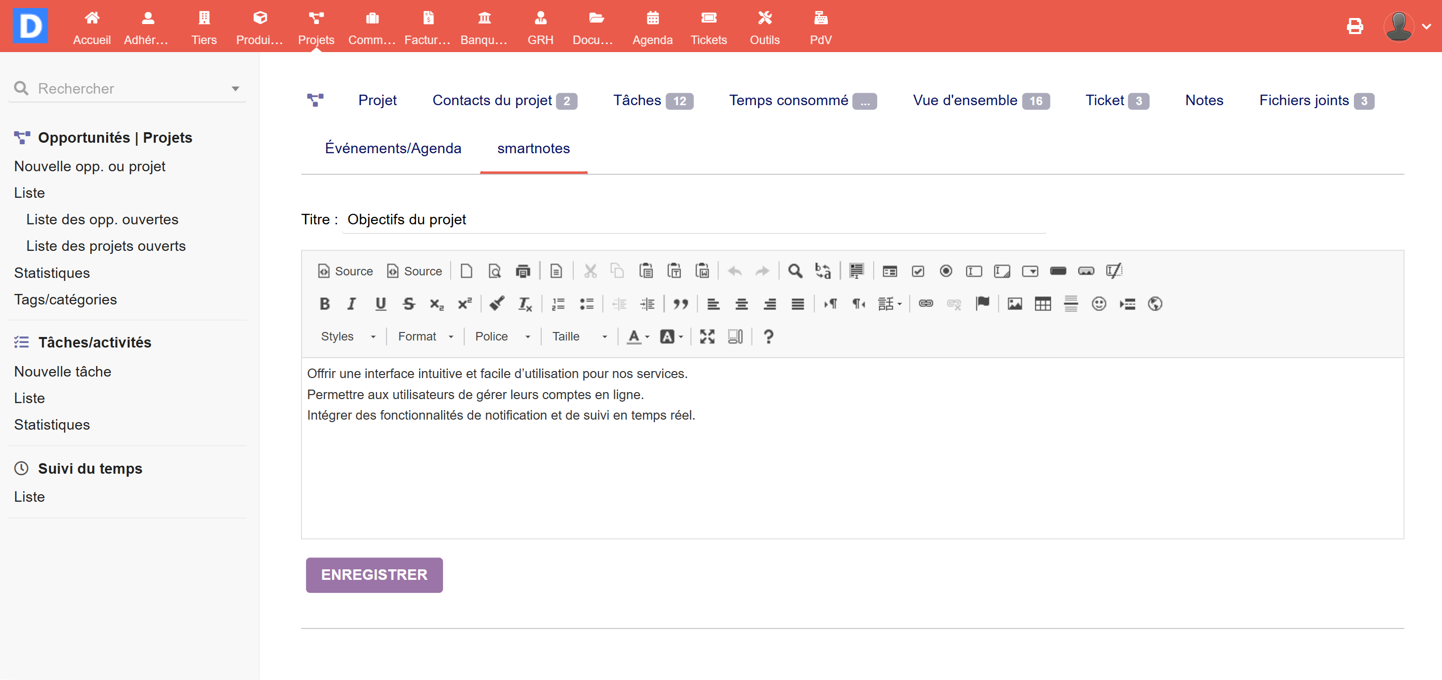 Smart Notes - Dolibarr MarketPlace