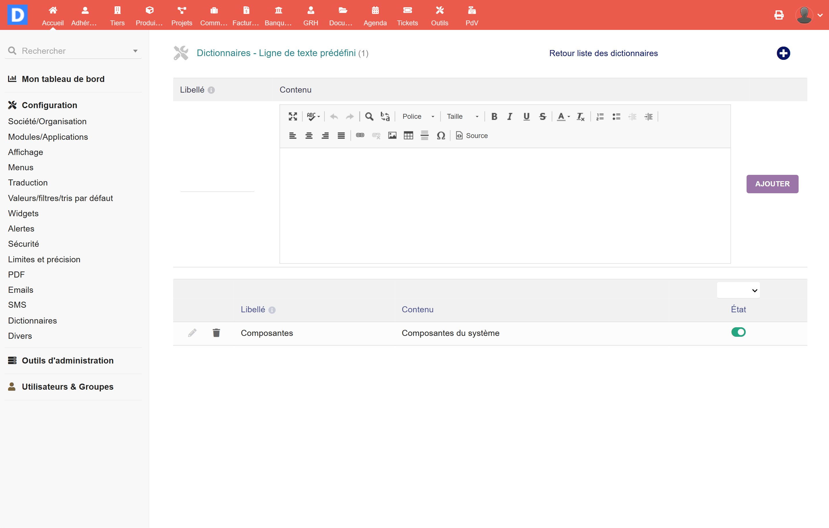 Subtotal Organizer - Dolibarr MarketPlace