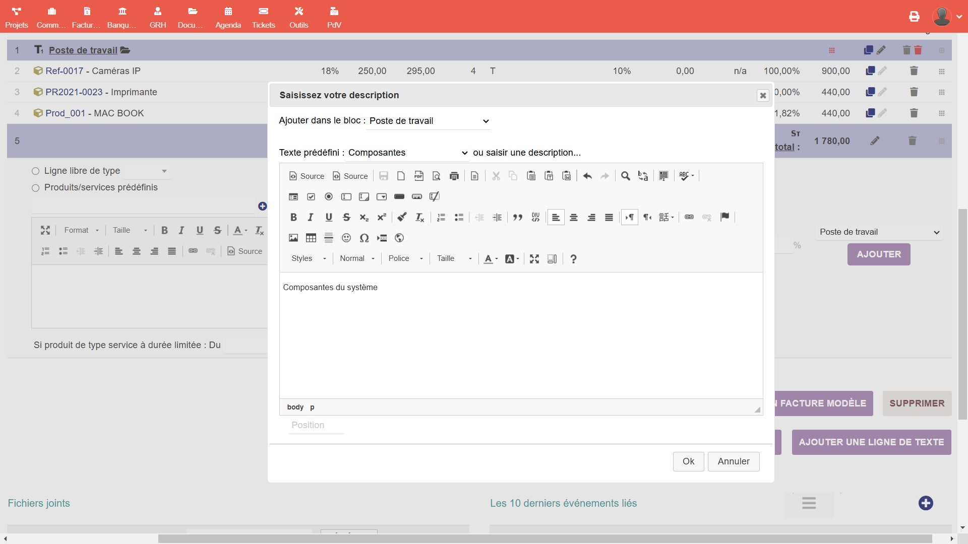 Subtotal Organizer - Dolibarr MarketPlace