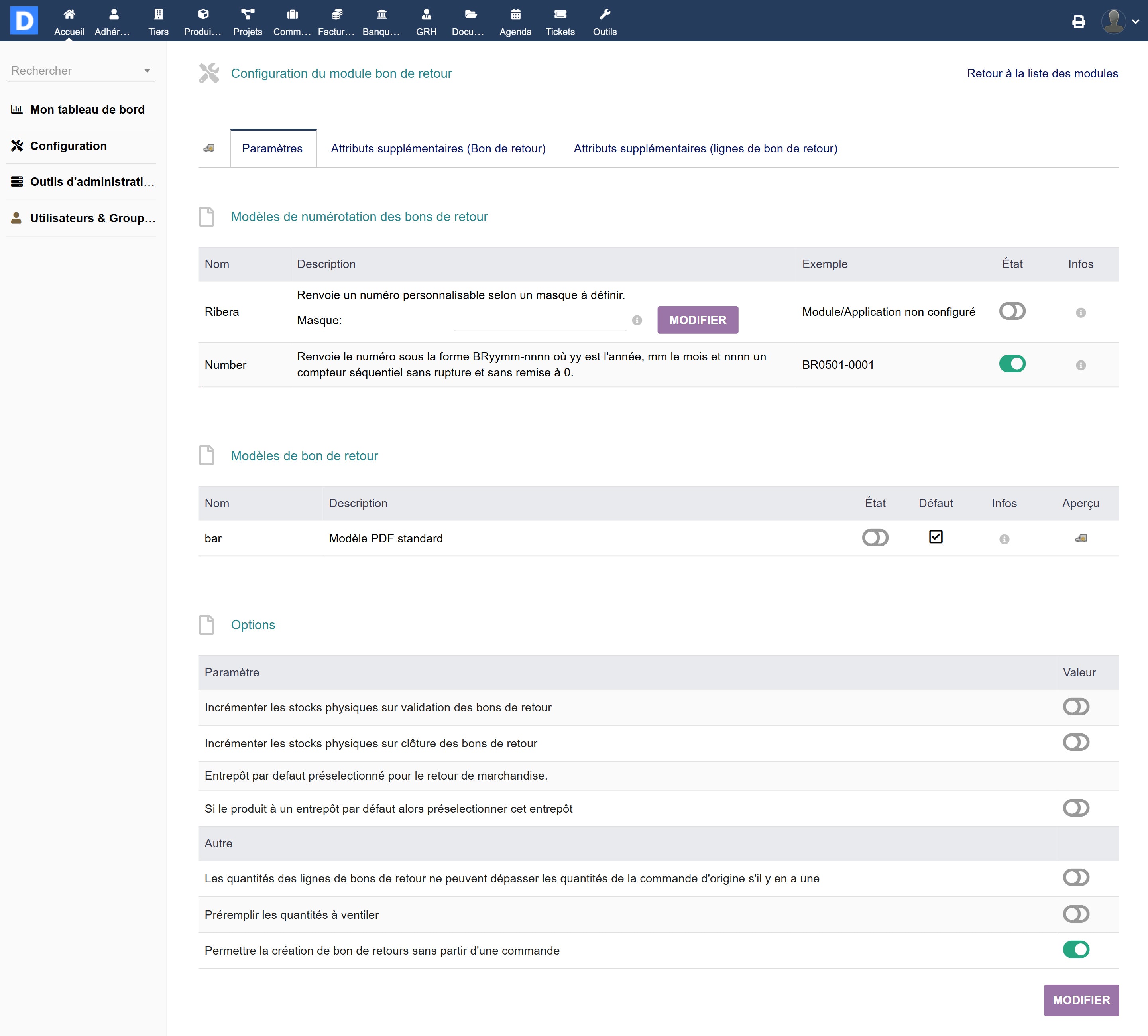 Easy Returns - Dolibarr MarketPlace