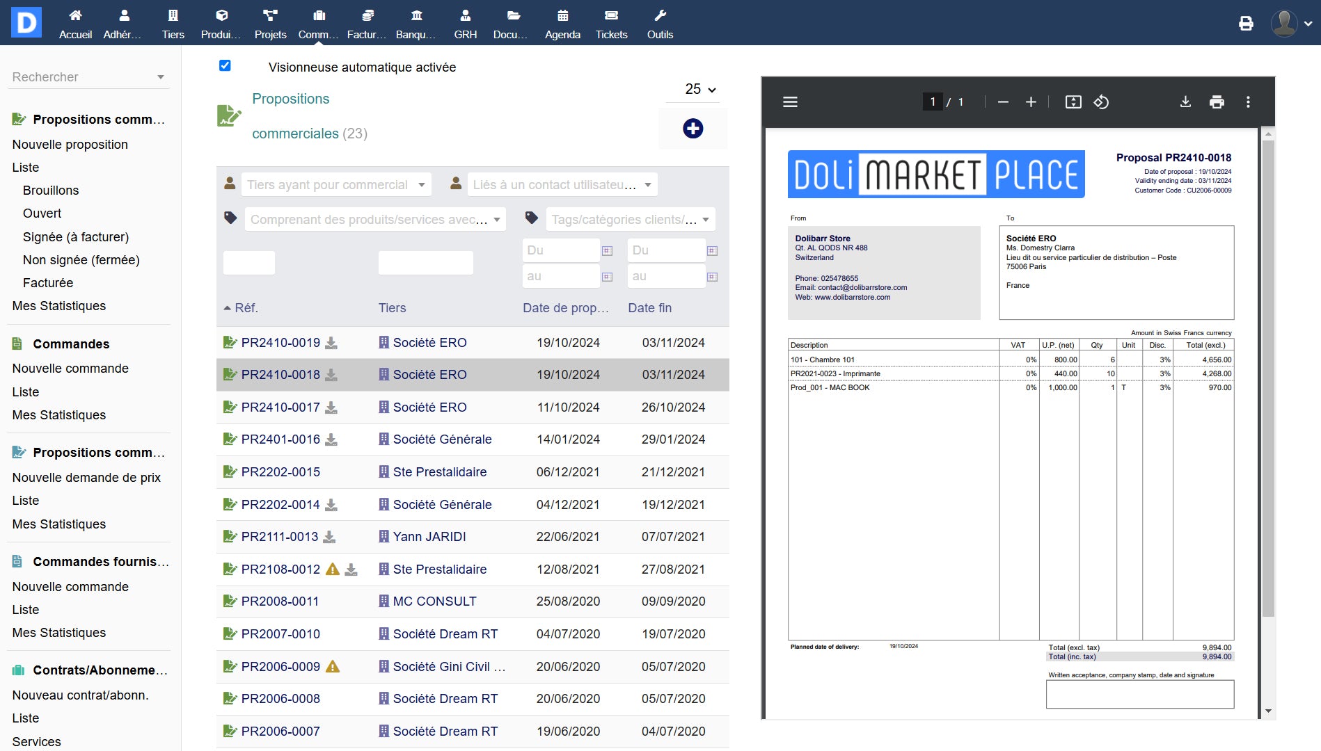 PDF Viewer Pro - Dolibarr MarketPlace