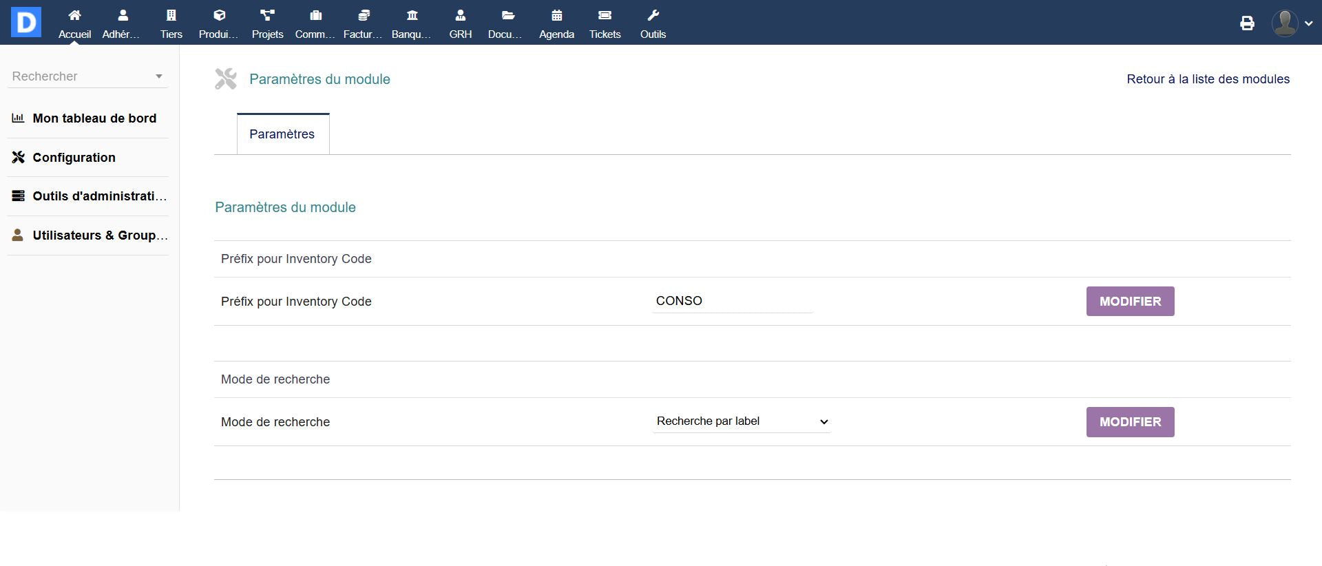 Consumption Tracker - Dolibarr MarketPlace