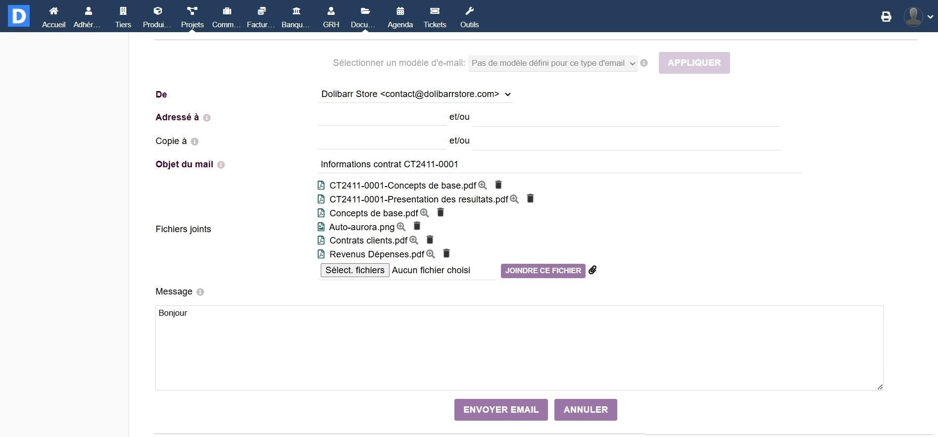 Email Attachments Manager - Dolibarr MarketPlace