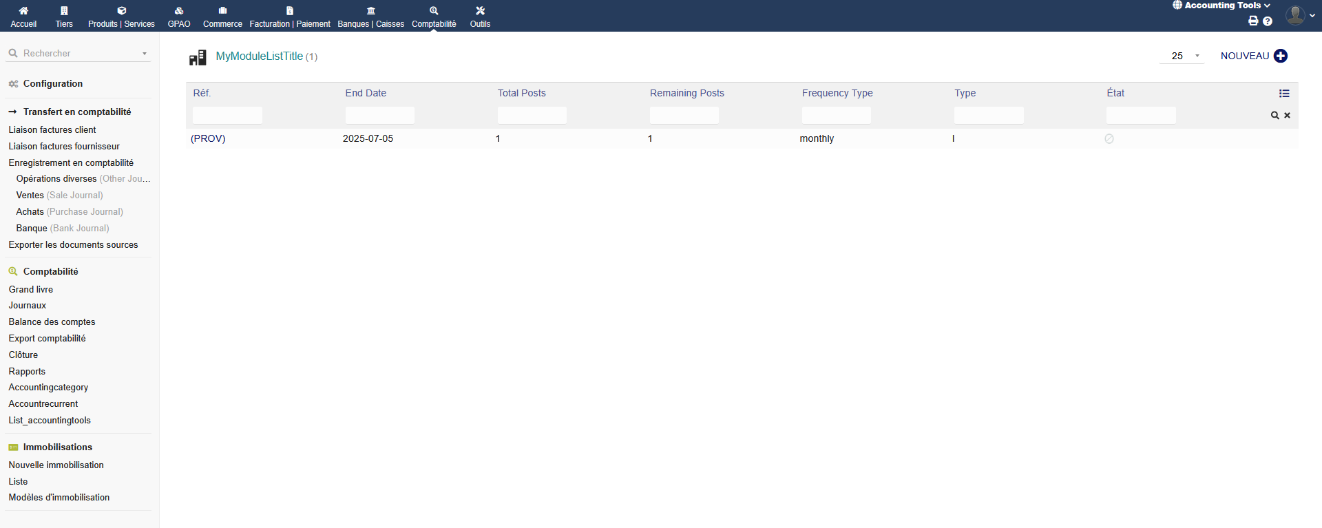 Accounting Tools