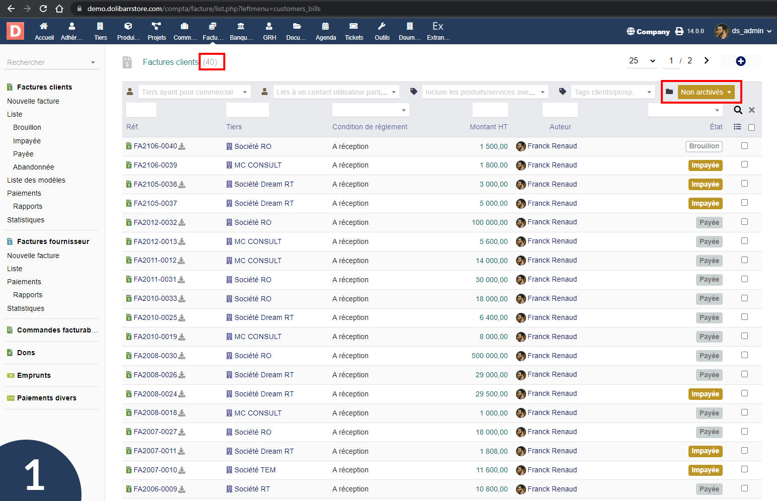 Dolibarr Archiving - Doli MarketPlace