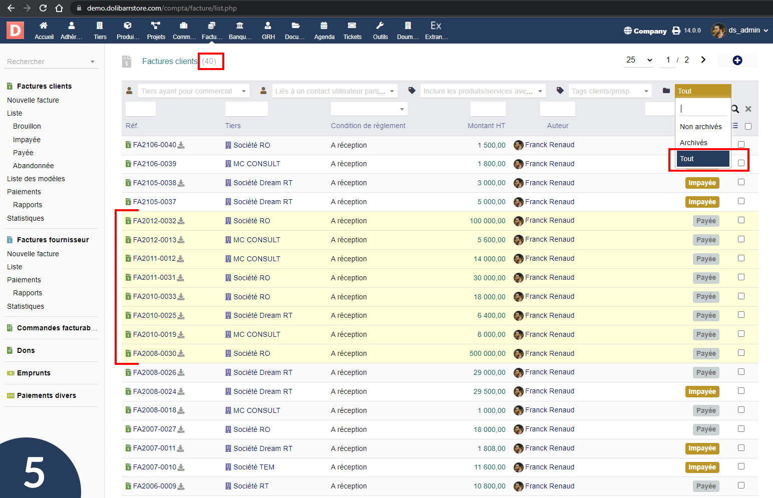 Dolibarr Archiving - Doli MarketPlace