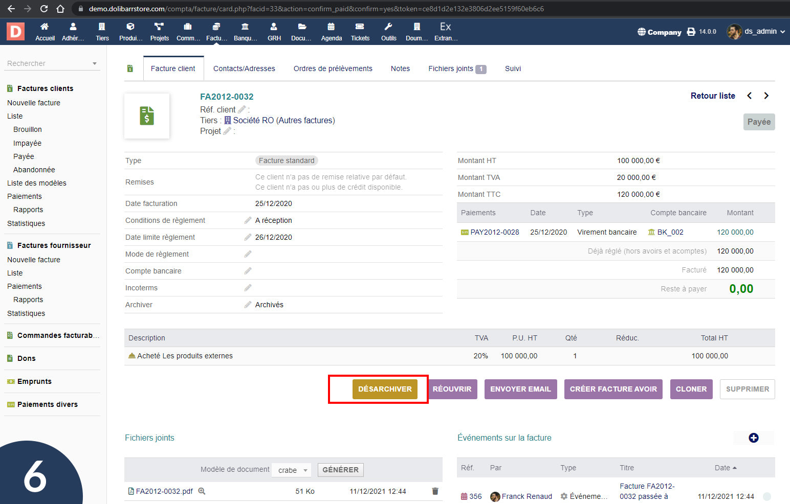 Dolibarr Archiving - Doli MarketPlace