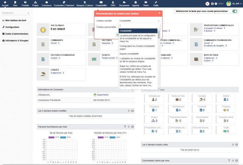 Content Customization for Dolibarr - Doli MarketPlace