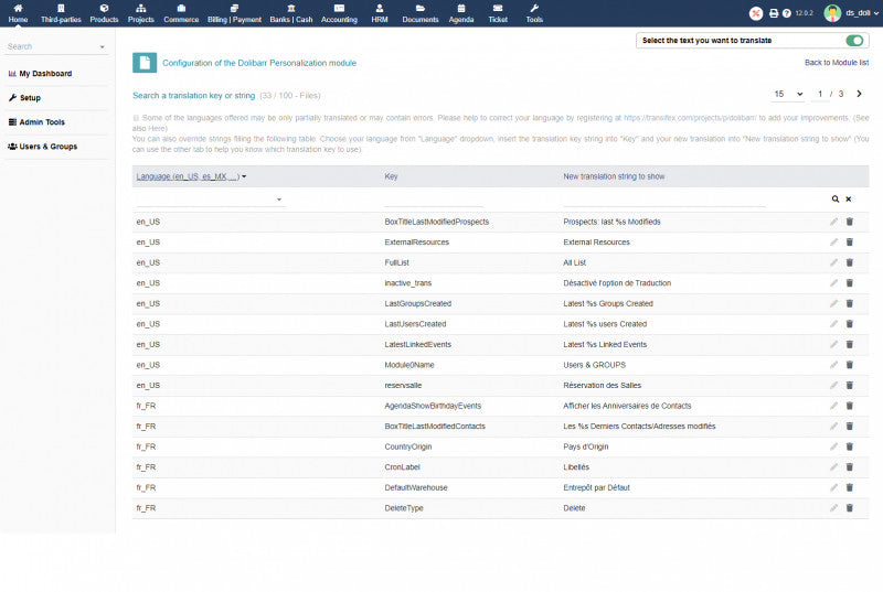 Content Customization for Dolibarr - Doli MarketPlace