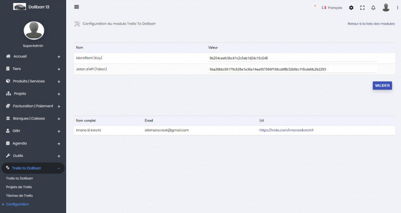 Trello to Dolibarr - Doli MarketPlace