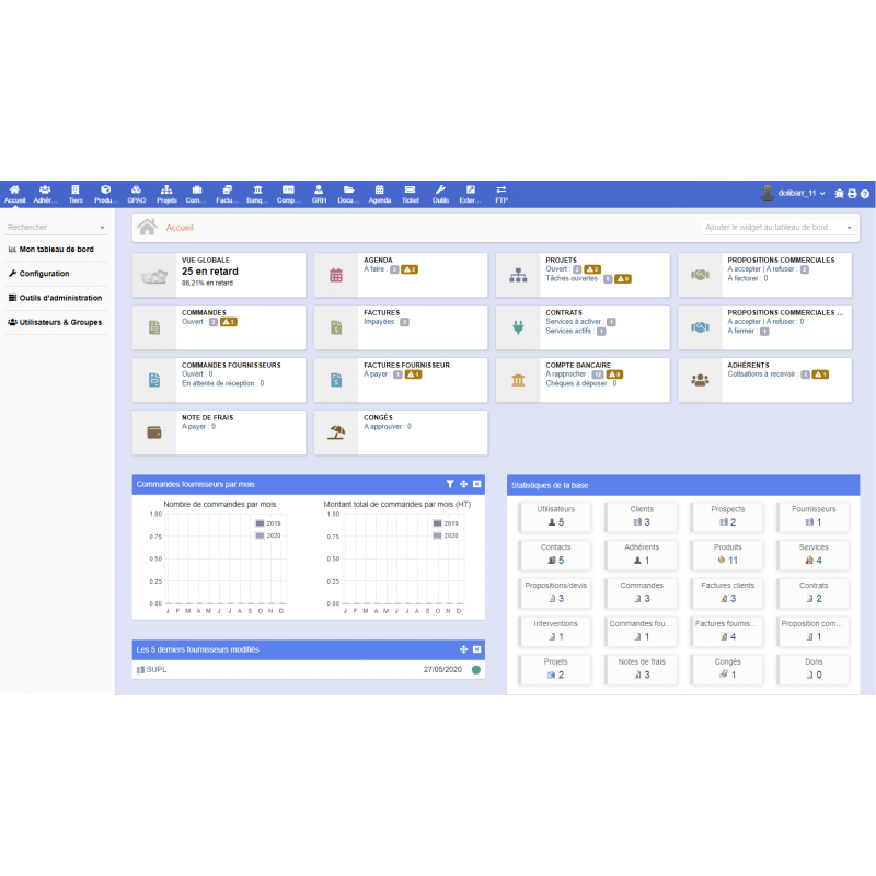BlueTheme - New Dolibarr Theme - Doli Marketplace