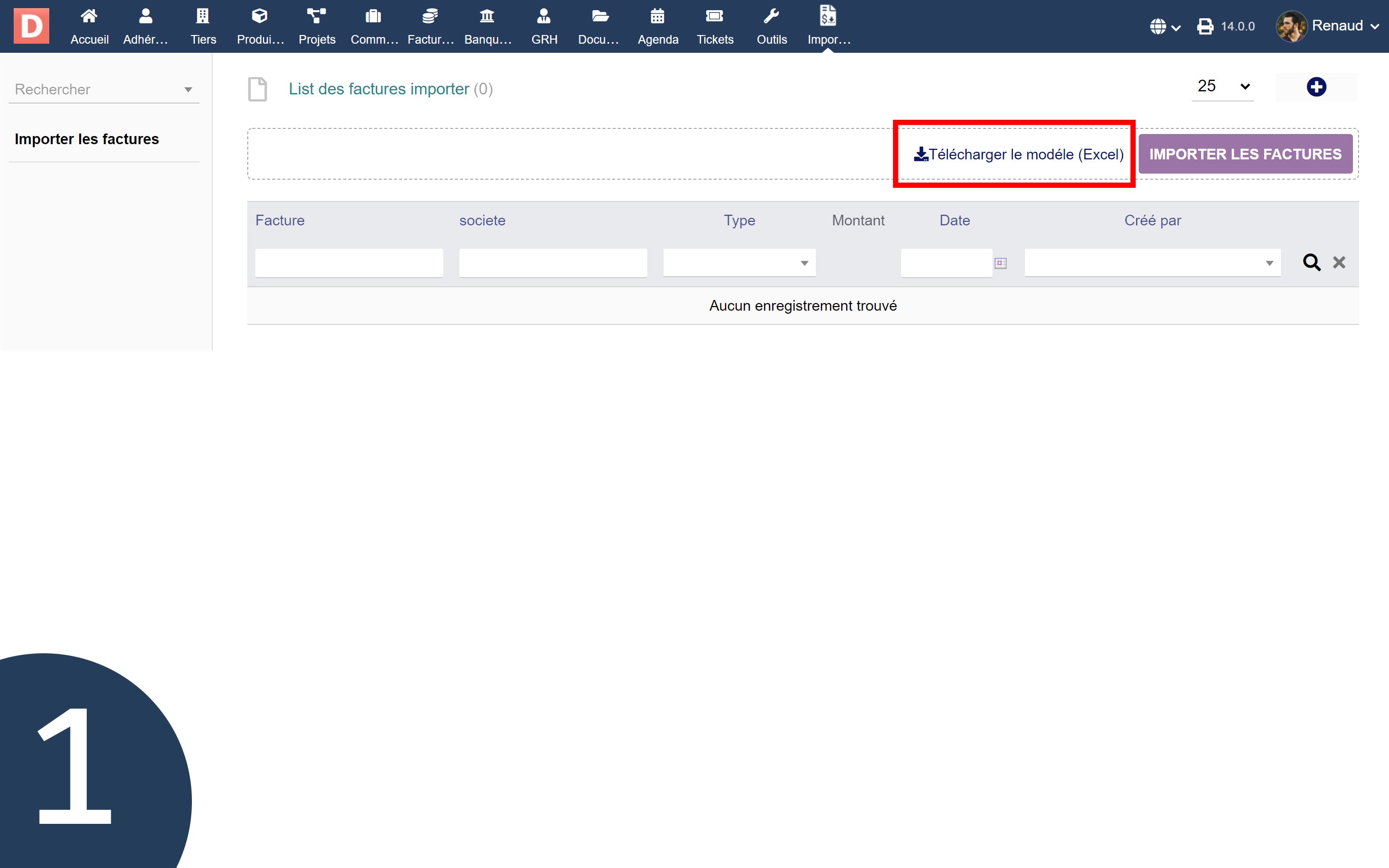 Import Invoices From Excel - Doli MarketPlace