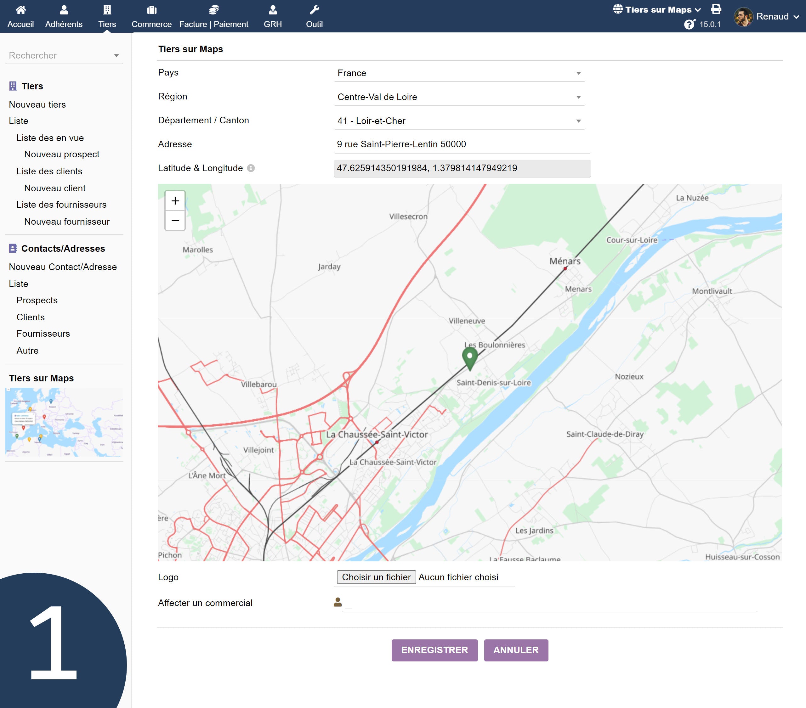 Third parties on maps - Dolibarr MarketPlace