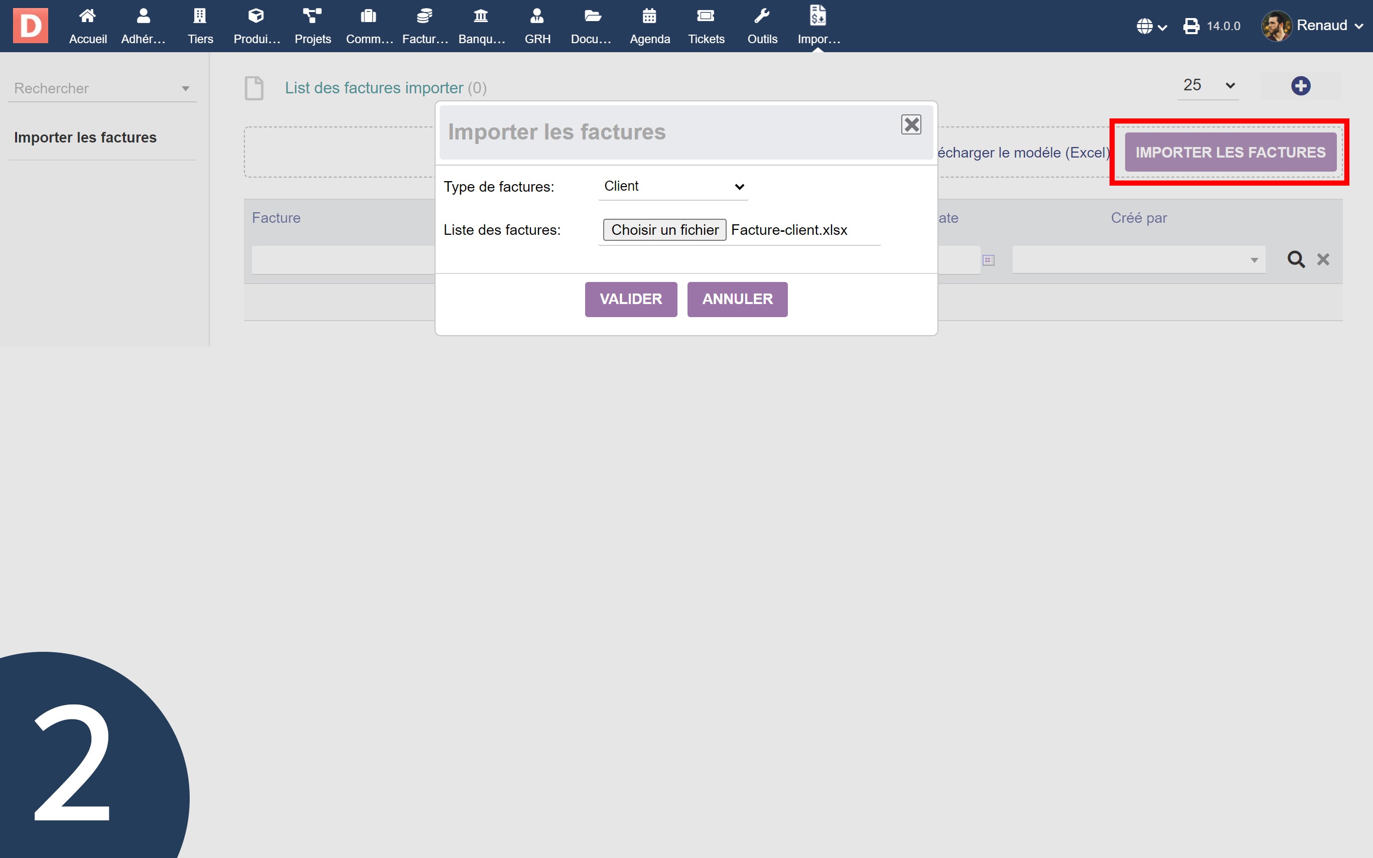 Import Invoices From Excel - Doli MarketPlace