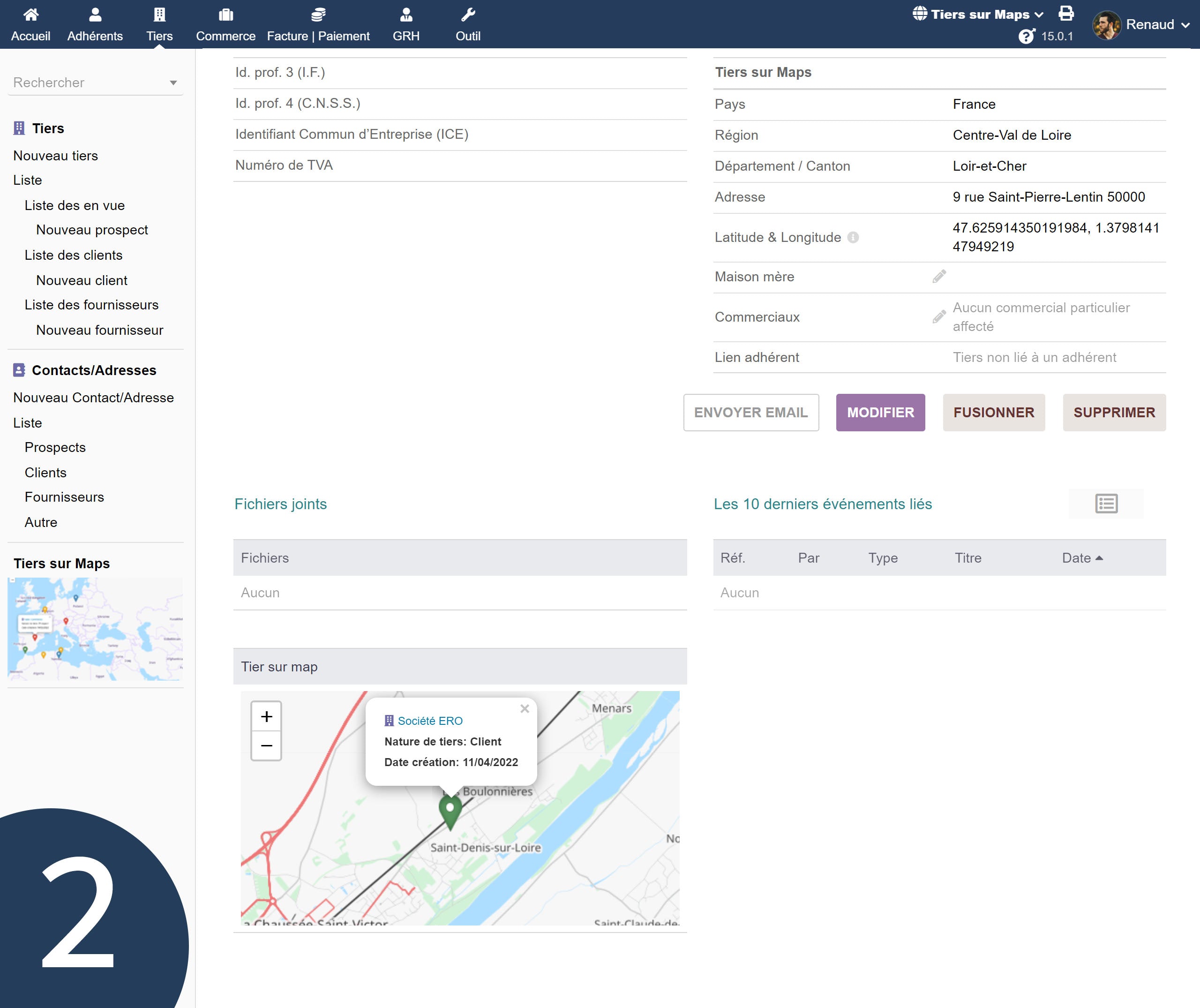 Third parties on maps - Dolibarr MarketPlace