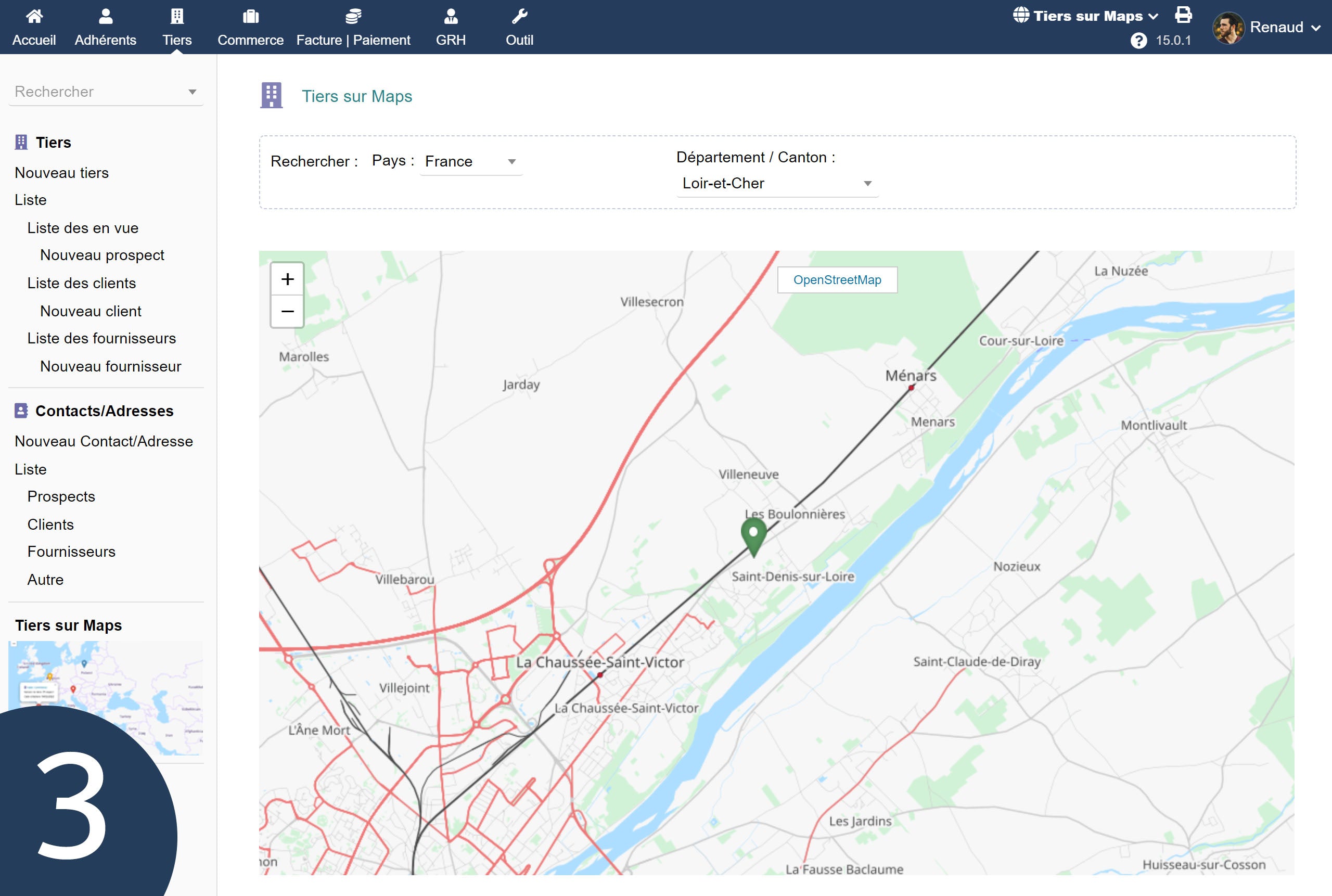 Third parties on maps - Dolibarr MarketPlace