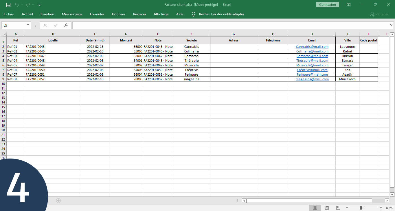 Import Invoices From Excel - Doli MarketPlace