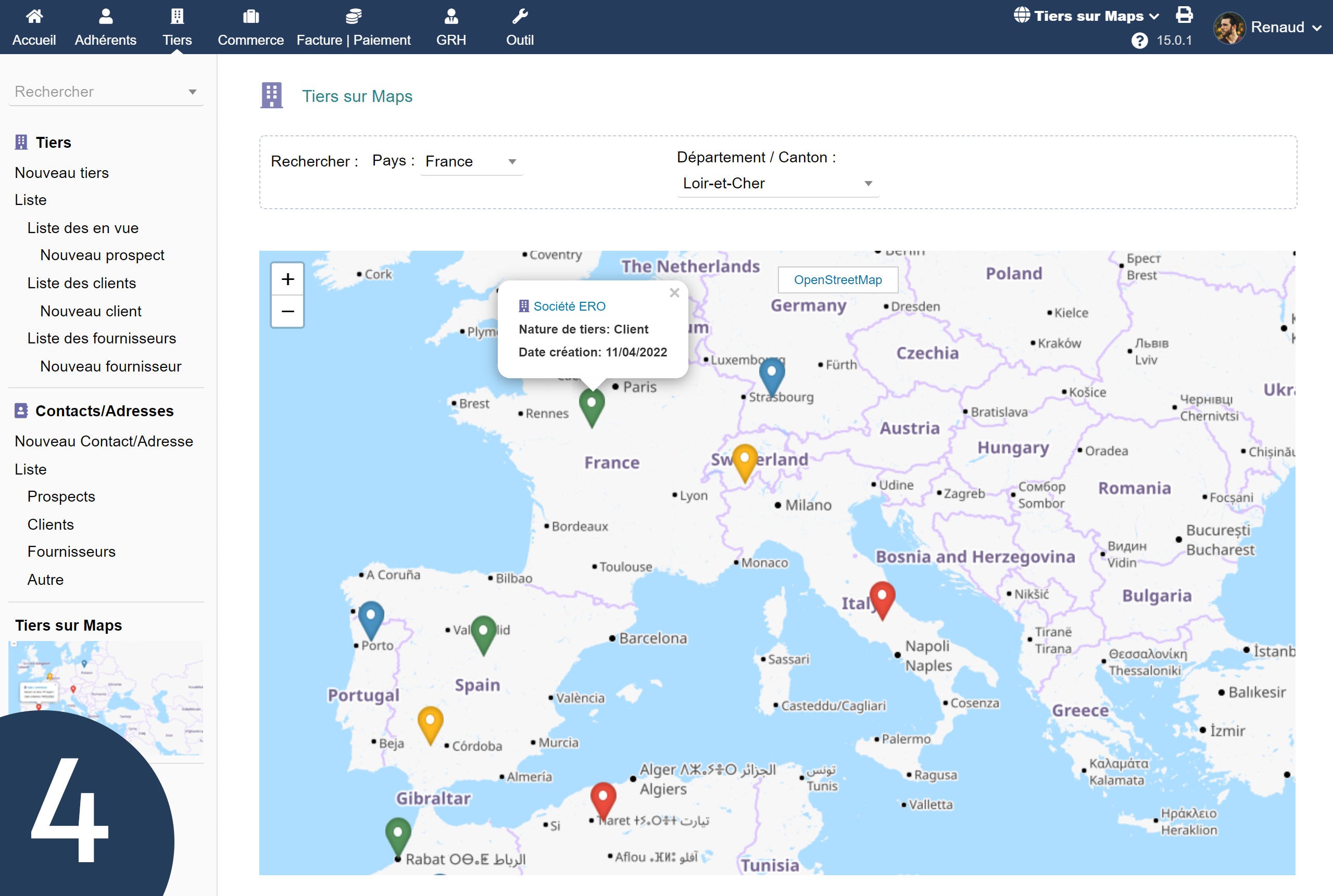 Third parties on maps - Dolibarr MarketPlace
