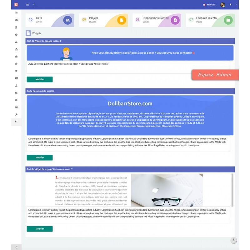 Dolibarr Extranet - Website and Client Extranet - Doli Marketplace
