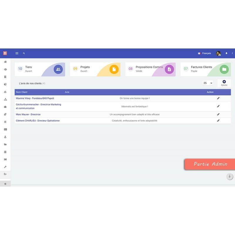 Dolibarr Extranet - Website and Client Extranet - Doli Marketplace