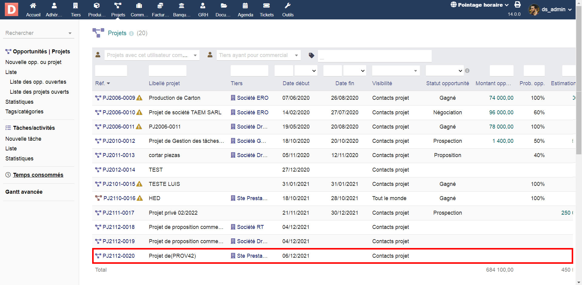 Automated Project Creation - Doli MarketPlace