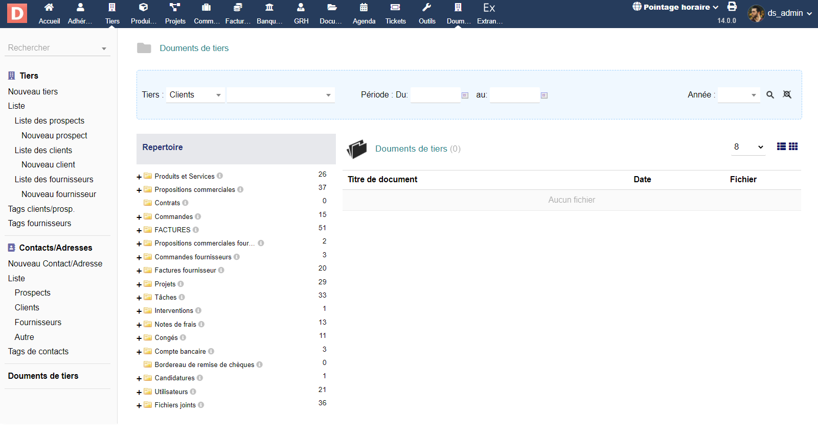 Third party documents Dolibarr - Doli MarketPlace