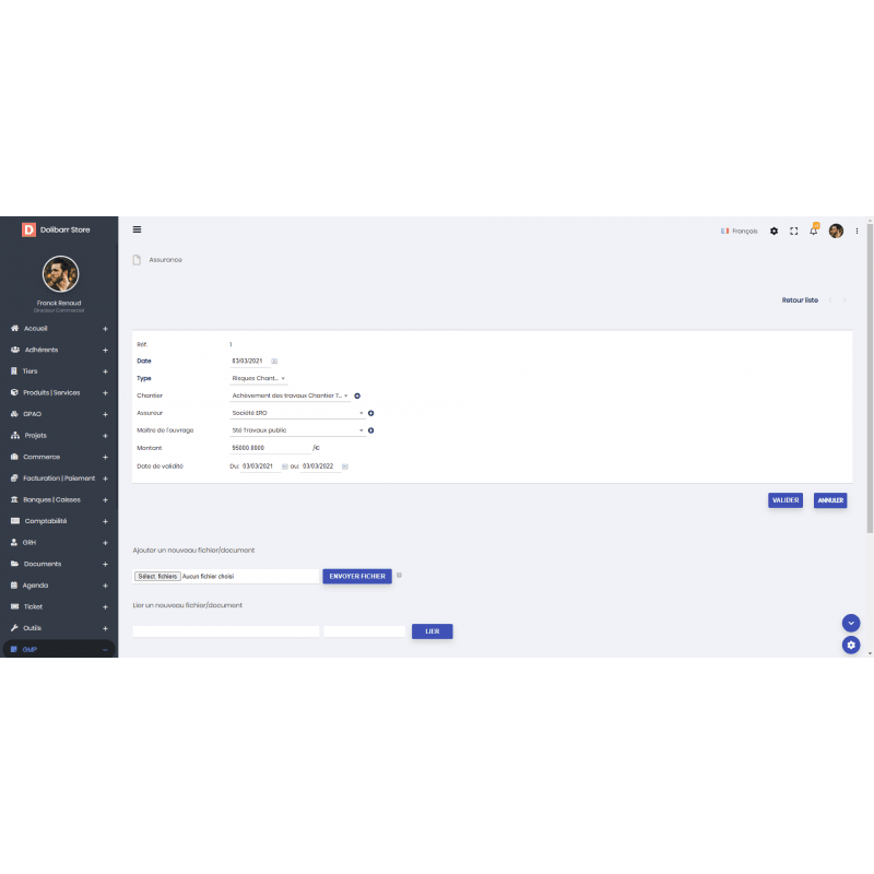 Manage calls for tenders and public contracts - GMP - Doli Marketplace