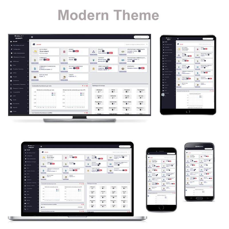 ModernTheme  - Dolibarr Theme - Doli Marketplace