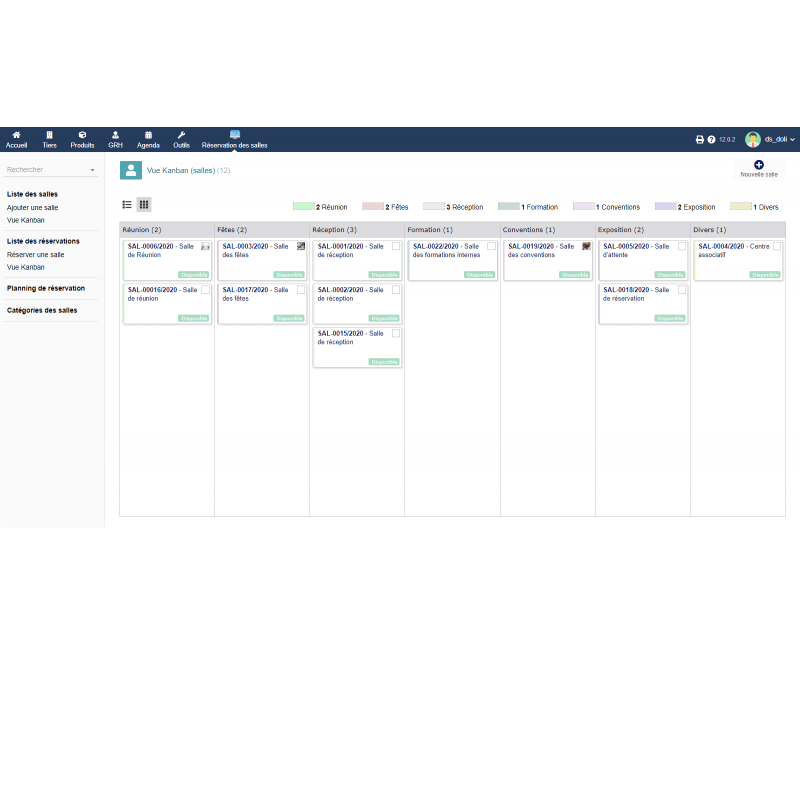 Room management, reservation and planning - Doli Marketplace