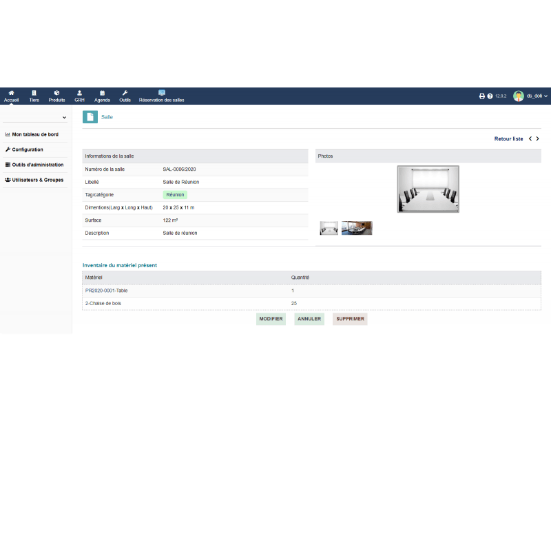 Room management, reservation and planning - Doli Marketplace